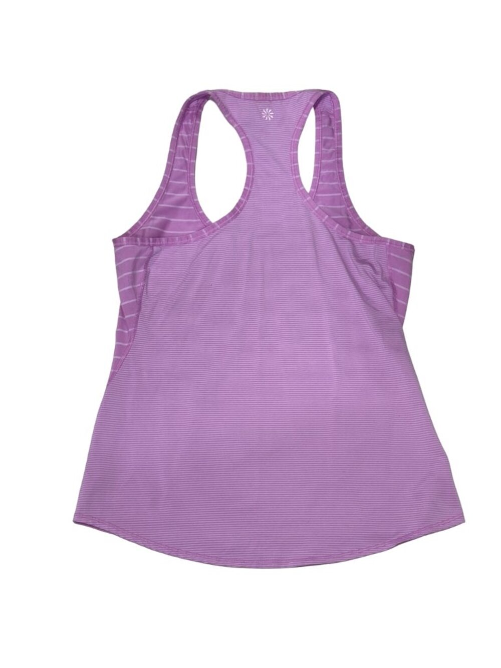 ATHLETA Women's Athletic Activewear Top Pink Striped Racerback Tank Size S - Picture 6 of 10